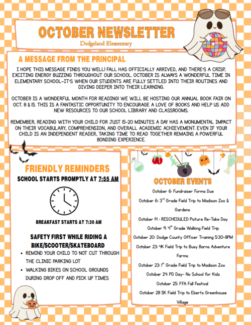 October 2025 DES Family Newsletter