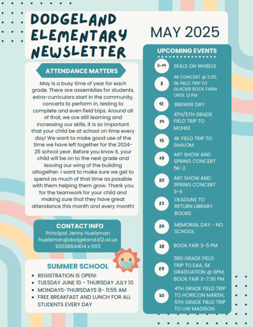 May 2025 DES Family Newsletter