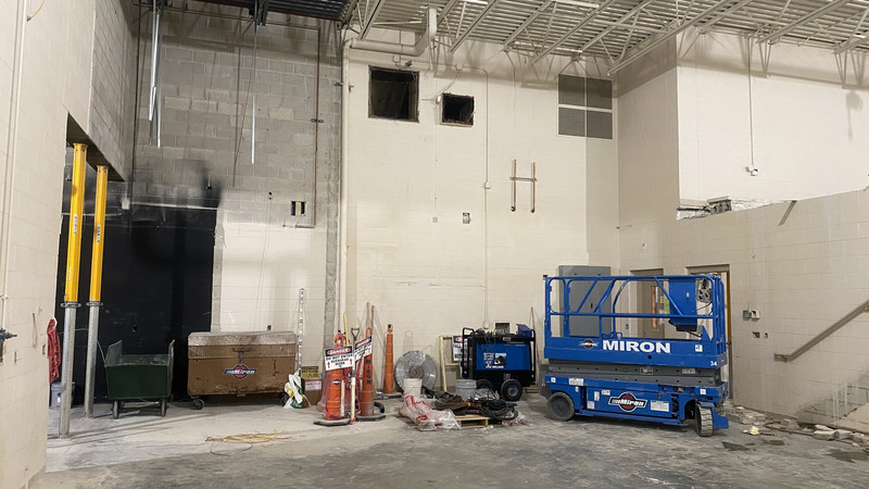 Wood Shop Demolition - Rear of Room