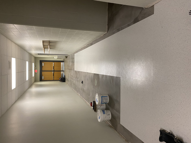 Athletic Hallway Flooring #1